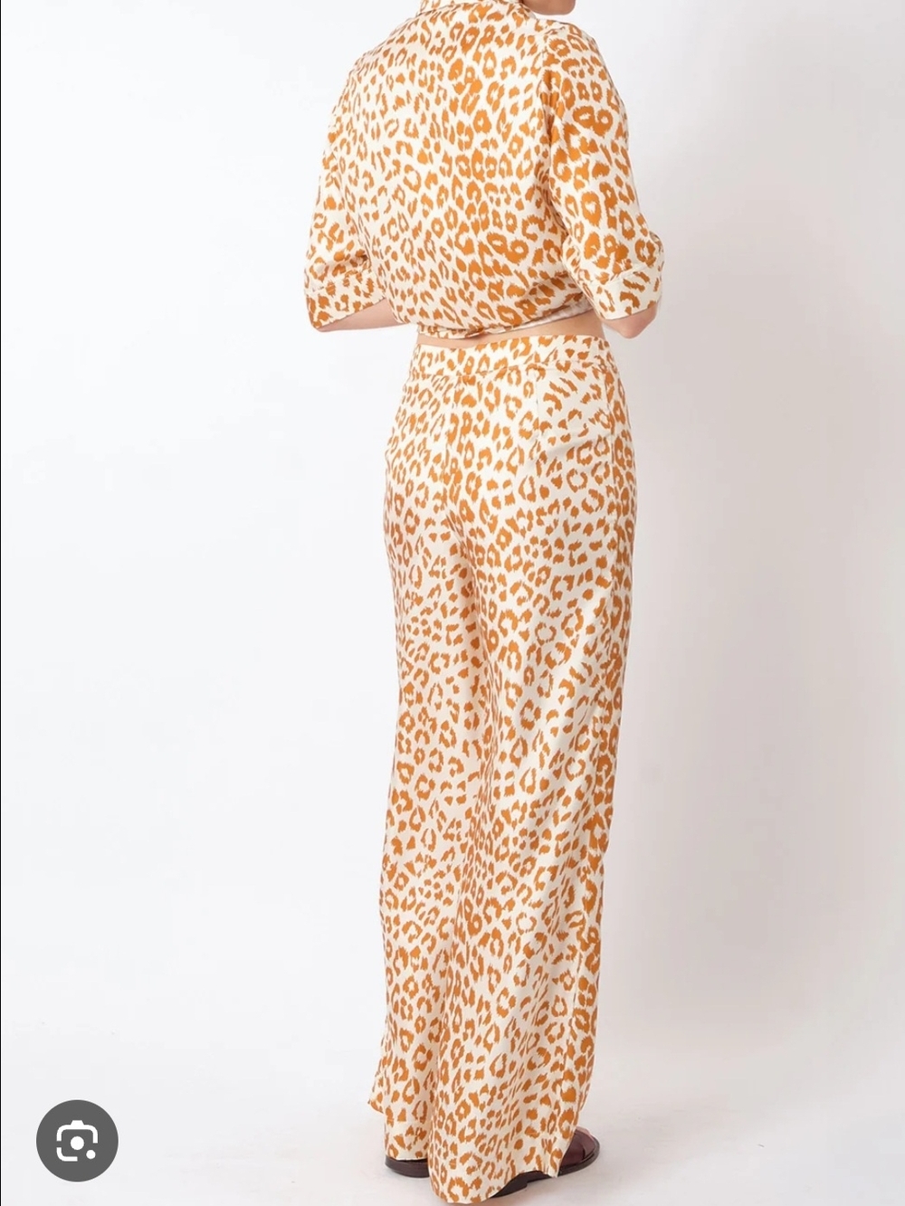 3.1 Phillip Lim Leo Leopard print Silk Jumpsuit Size 8